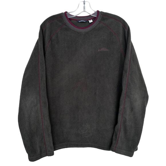 Eddie Bauer Dark Green Fleece Sweater Sz 2XL - Picture 6 of 6